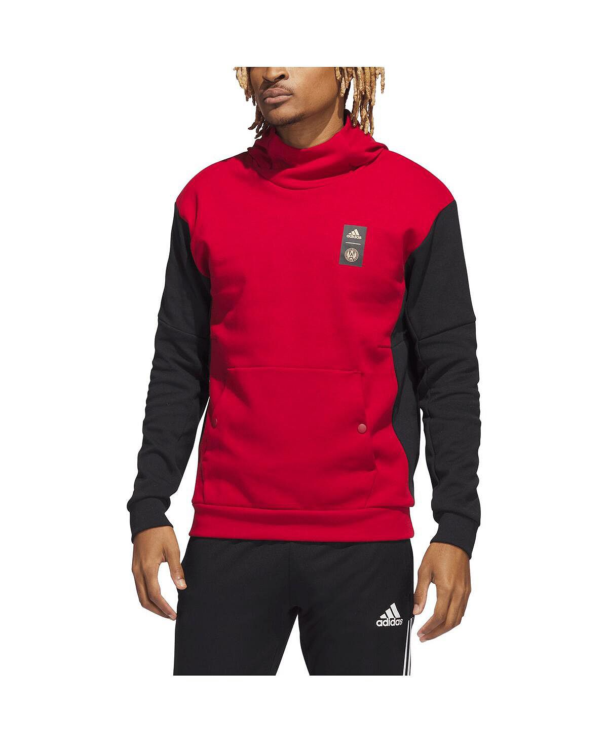 Мужской красный пуловер с капюшоном Atlanta United FC Travel adidas