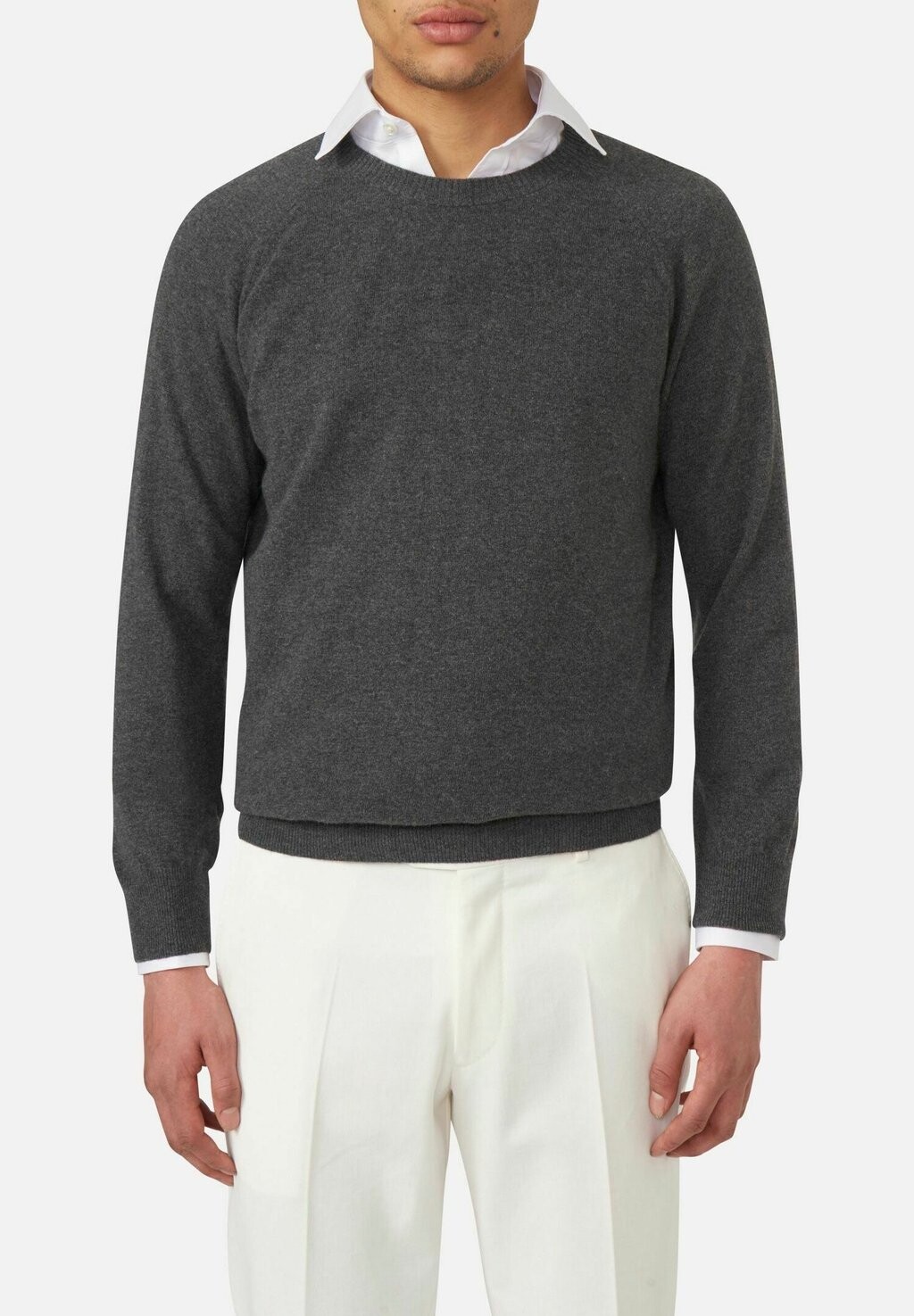 

Вязаный свитер GUSTAF ROUNDNECK Oscar Jacobson, цвет barb grey