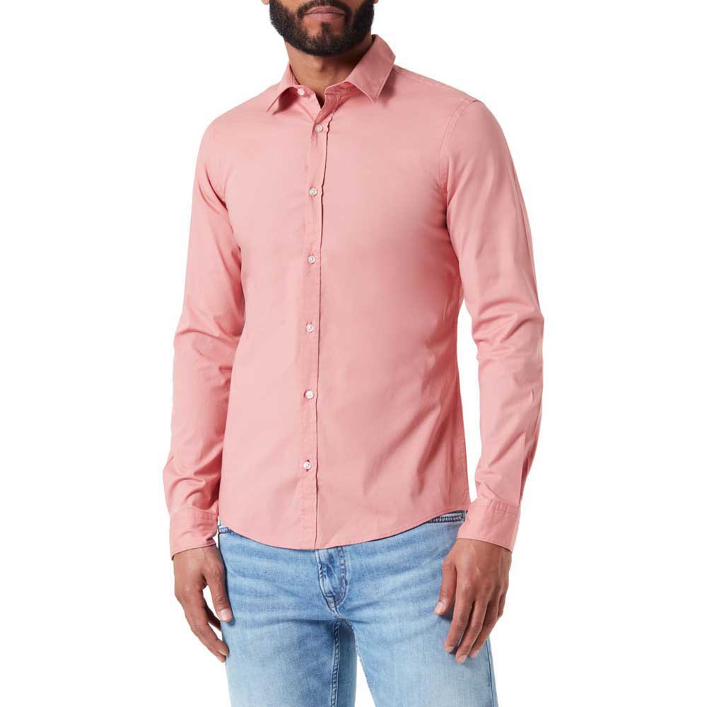 Рубашка с длинным рукавом Scotch & Soda Essential, розовый