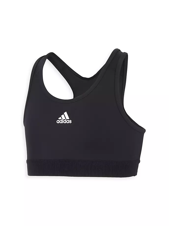 

Спортивный бюстгальтер Techfit для девочек Adidas, черный