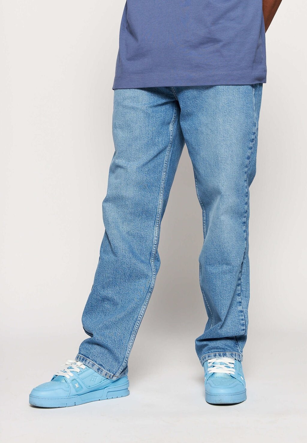 

Прямые джинсы Multiply Apparel, светло-синий