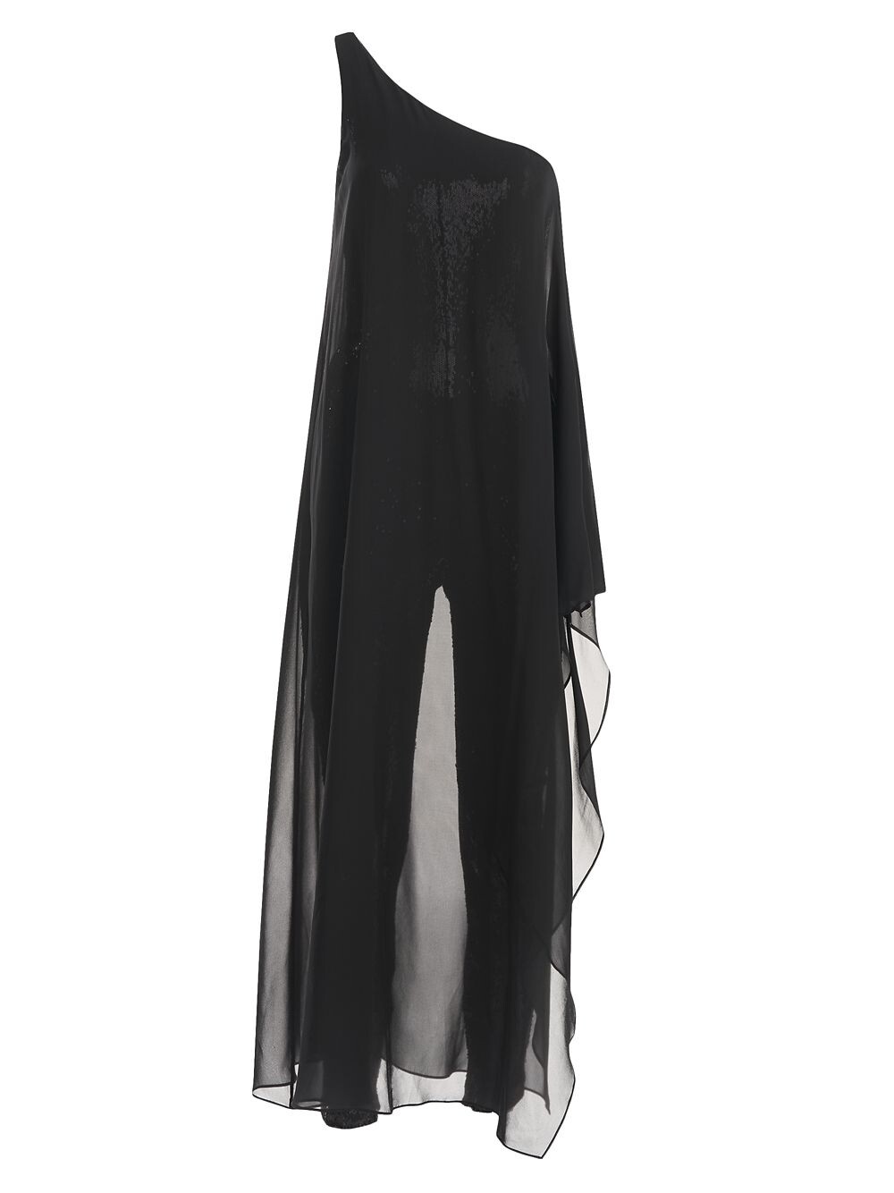 

Kel Комбинезон из пайеток и шифона Halston, черный