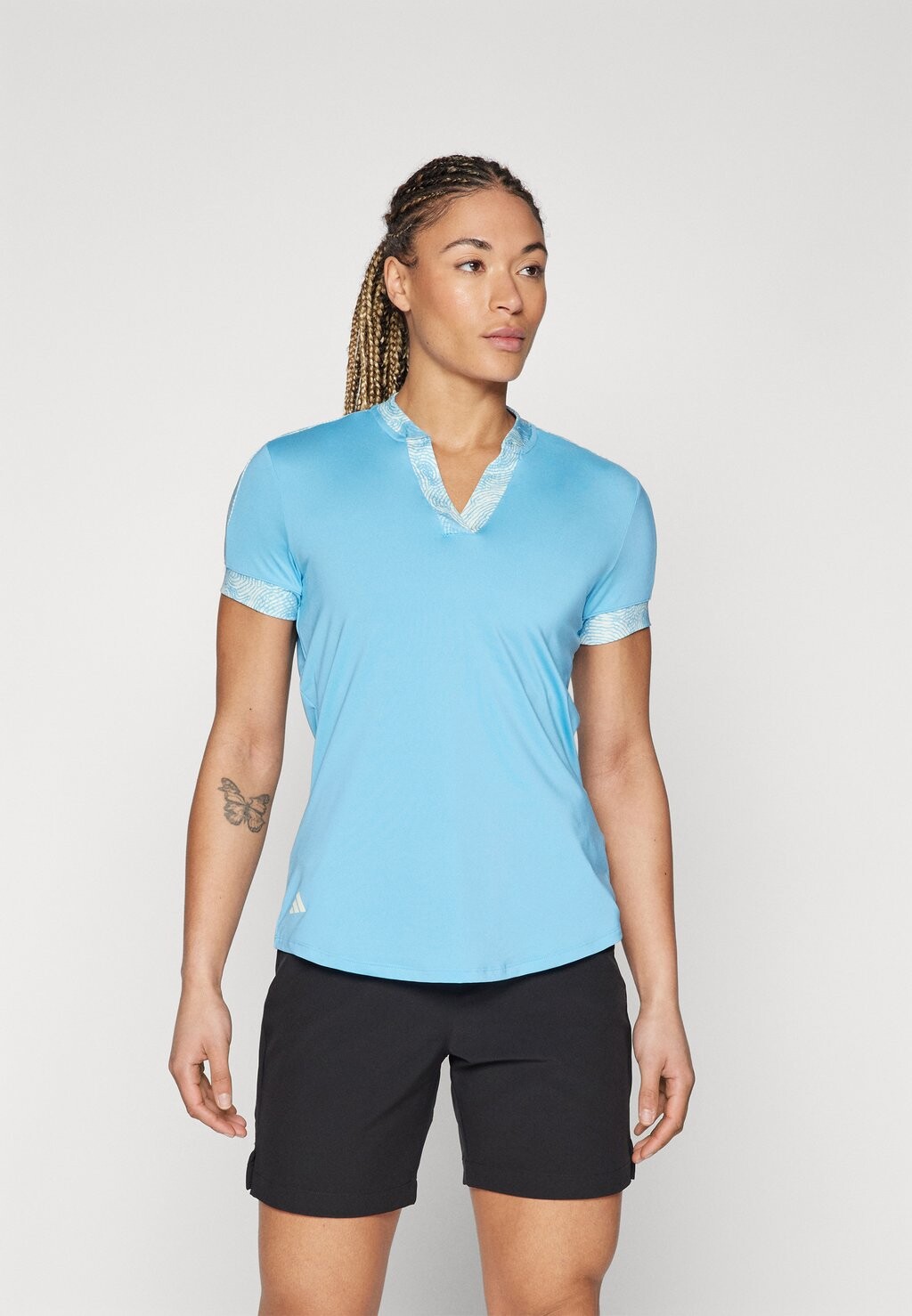 

Футболка с принтом WOMEN'S ULTIMATE PRINTED adidas Golf, цвет semi blue burst