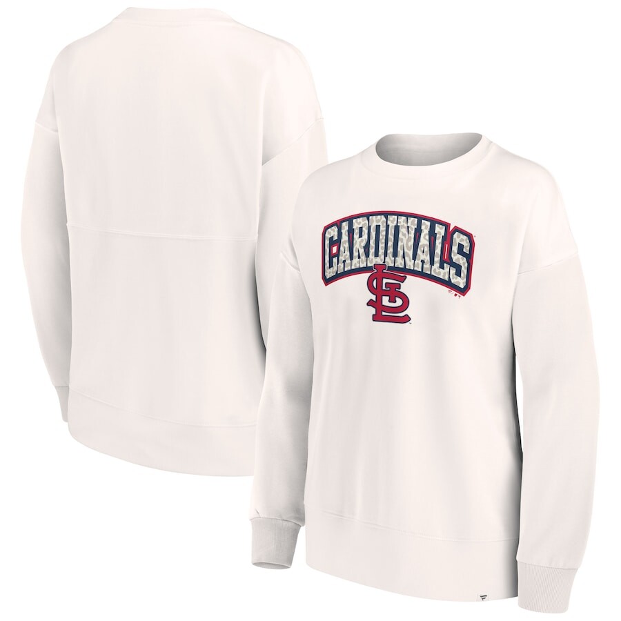 

Толстовка Fanatics Branded St Louis Cardinals, кремовый