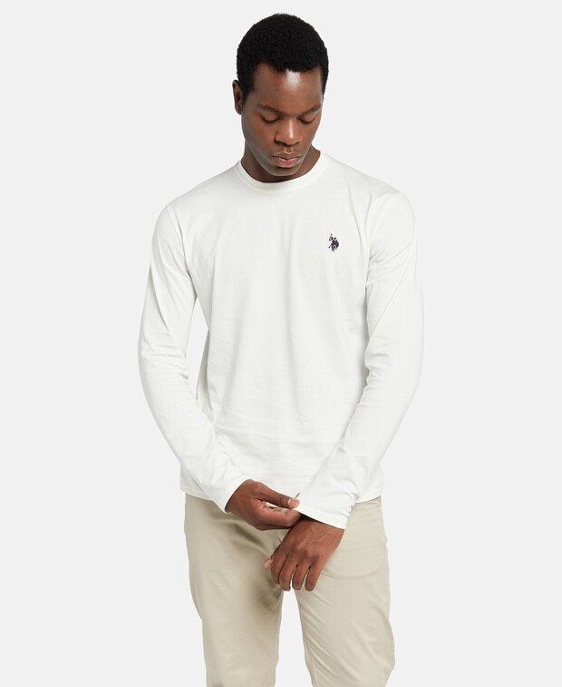 

Топ с длинными рукавами, упаковка 2 шт. U.S. Polo Assn., цвет Wool White