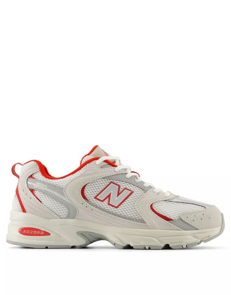 

Кроссовки New Balance 530 красного и серого цвета
