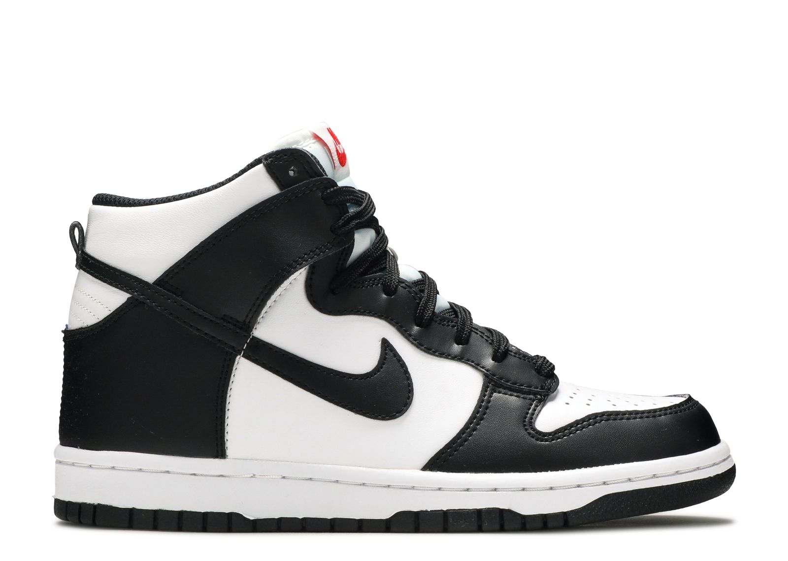 Кроссовки Nike Dunk High Gs 'Black White', черный