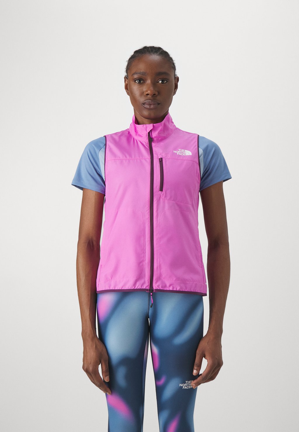 

Жилет HIGHER RUN WIND VEST The North Face, цвет violet crocus