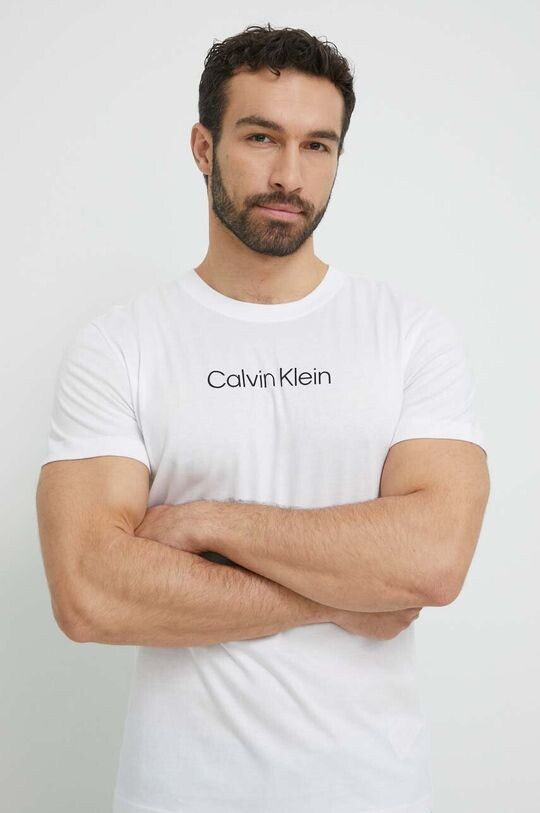

Хлопковая пляжная футболка Calvin Klein, белый