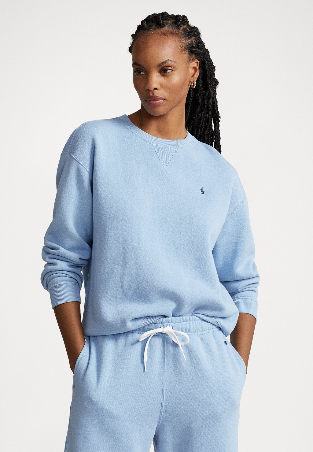 

Толстовка Polo Ralph Lauren, шамбре синий