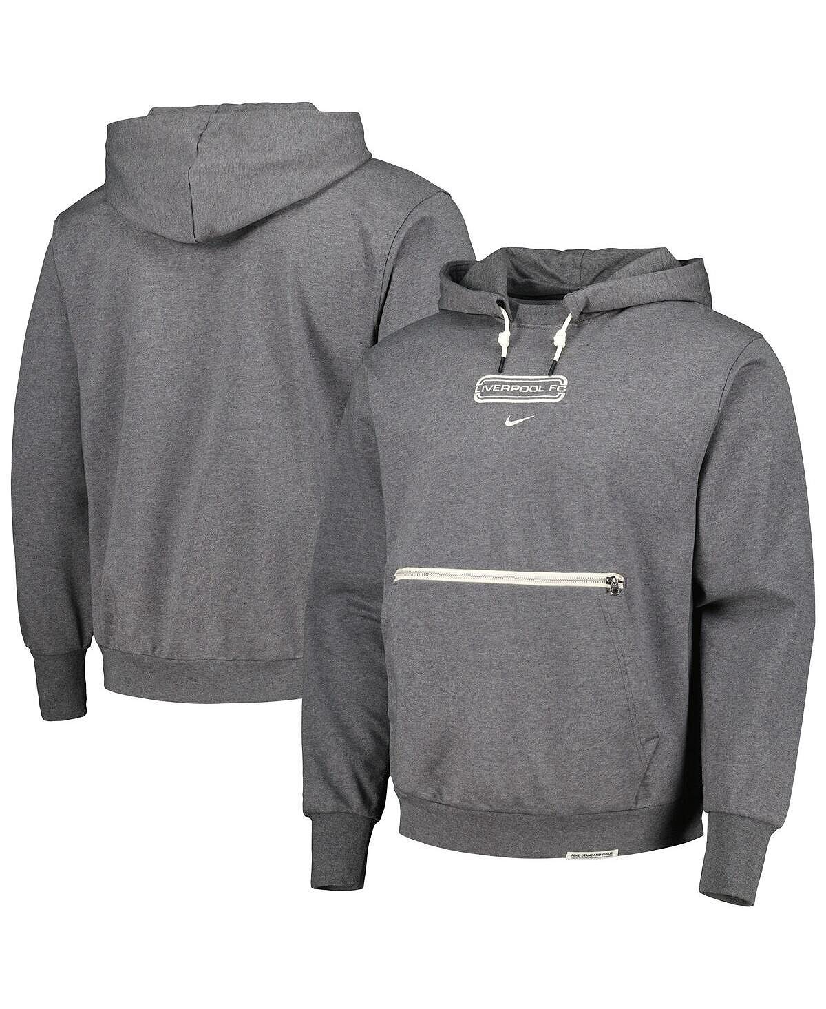 

Мужской пуловер с капюшоном цвета «Heather Charcoal Liverpool Standard Issue Performance» Nike