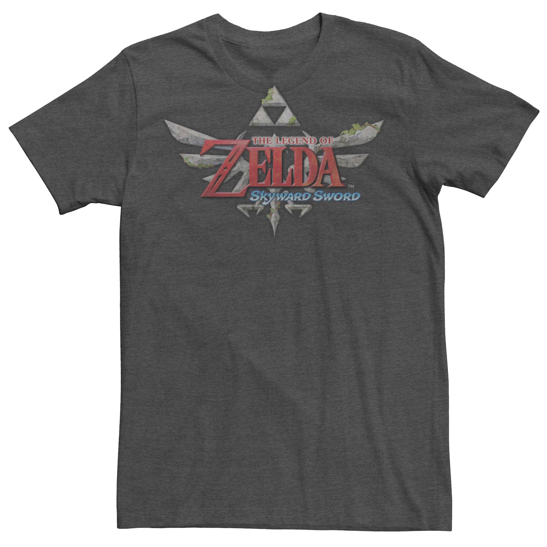 Мужская футболка с логотипом Nintendo Legend Of Zelda Skyward Sword Licensed Character