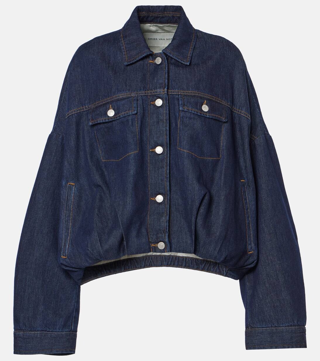 

Джинсовая куртка оверсайз Dries Van Noten, индиго