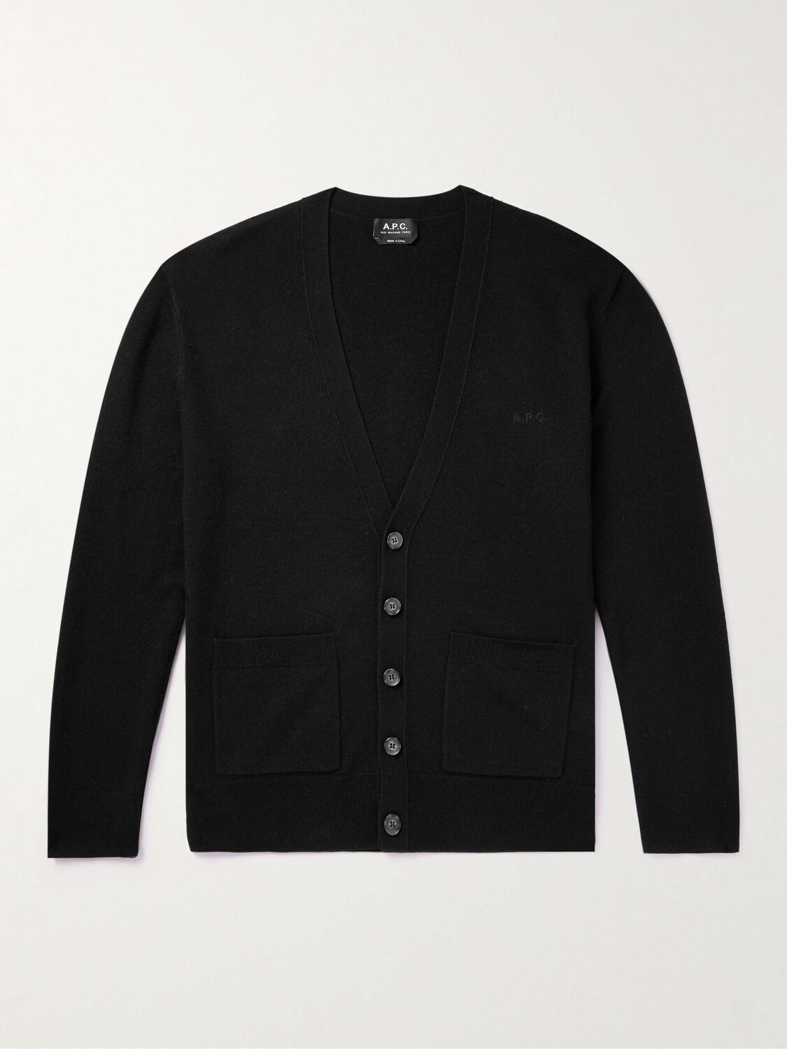 

шерстяной кардиган Theo A.P.C., черный