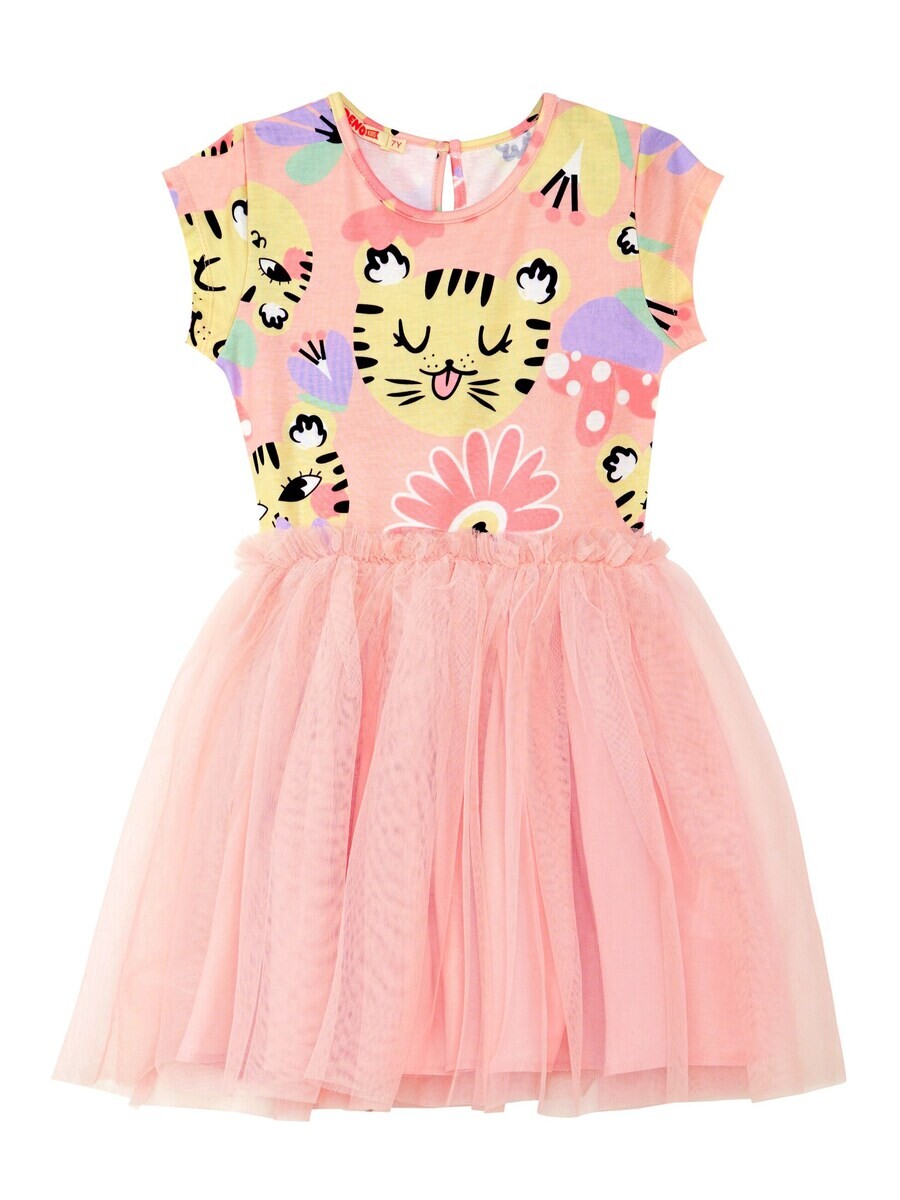 

Платье Denokids Dress Leo Tutu, розовый