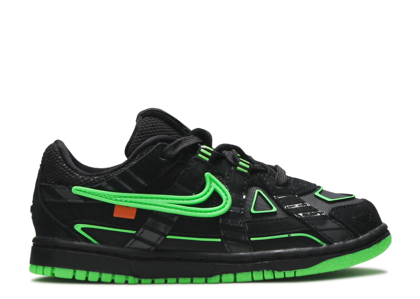 Кроссовки Nike Off-White X Rubber Dunk Td 'Green Strike', зеленый