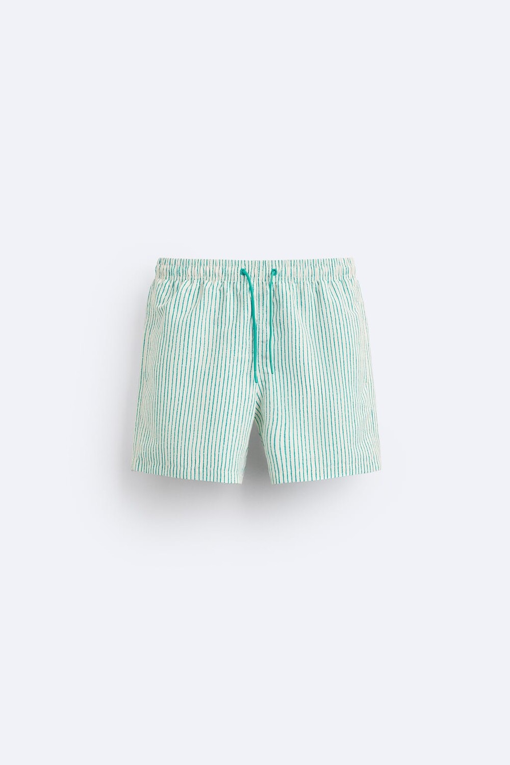 

Плавательные шорты с полосками ZARA, экру