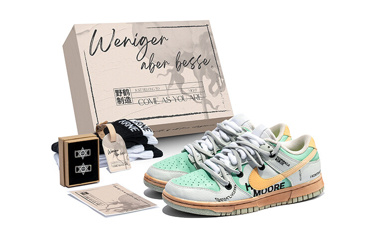 

Кроссовки для скейтбординга Dunk женские с низким верхом, белые/зеленые Nike, Зеленый, Кроссовки для скейтбординга Dunk женские с низким верхом, белые/зеленые Nike