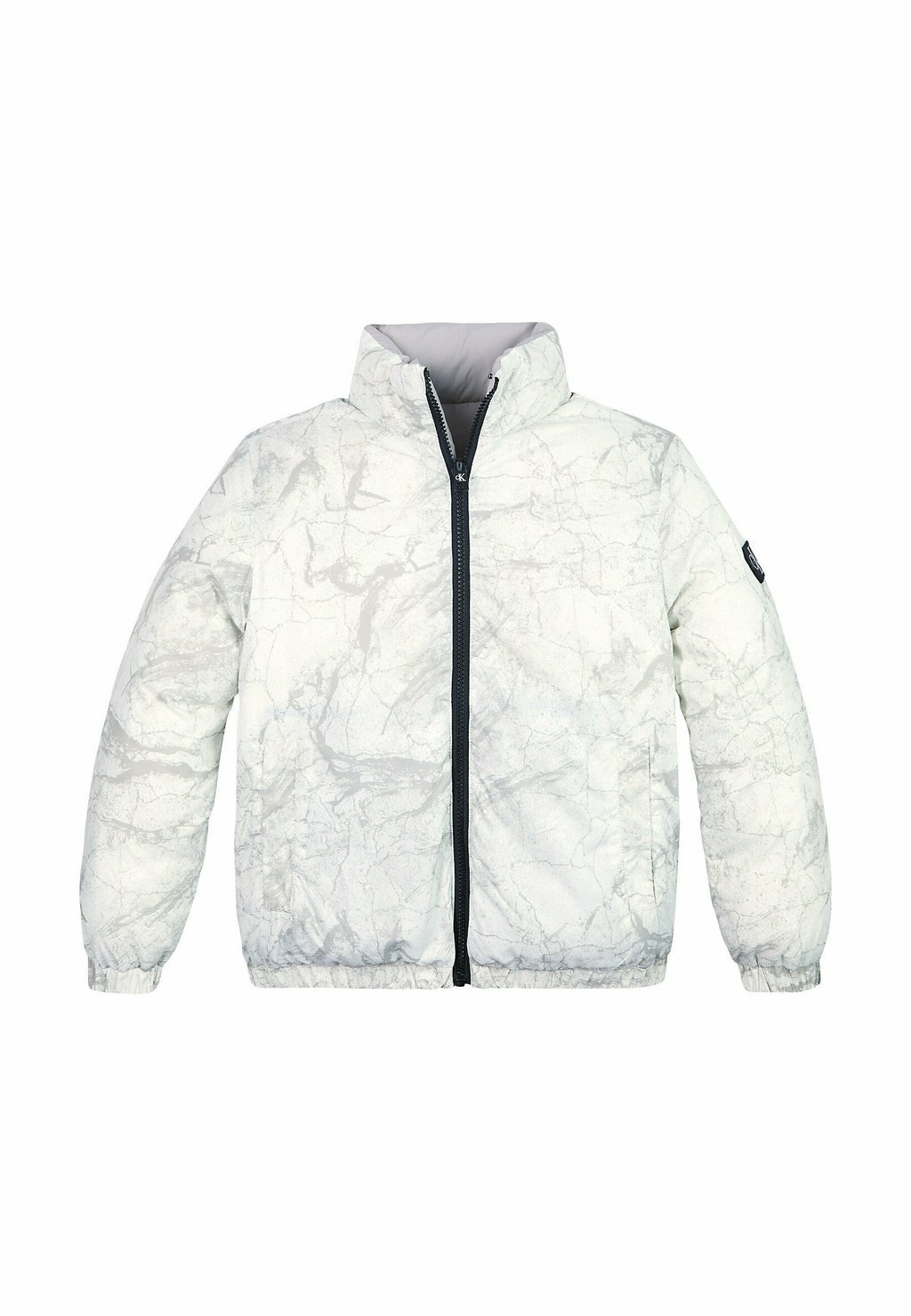 

Зимняя куртка REVERSIBLE PUFFER Calvin Klein Jeans, цвет marble purpoise aop