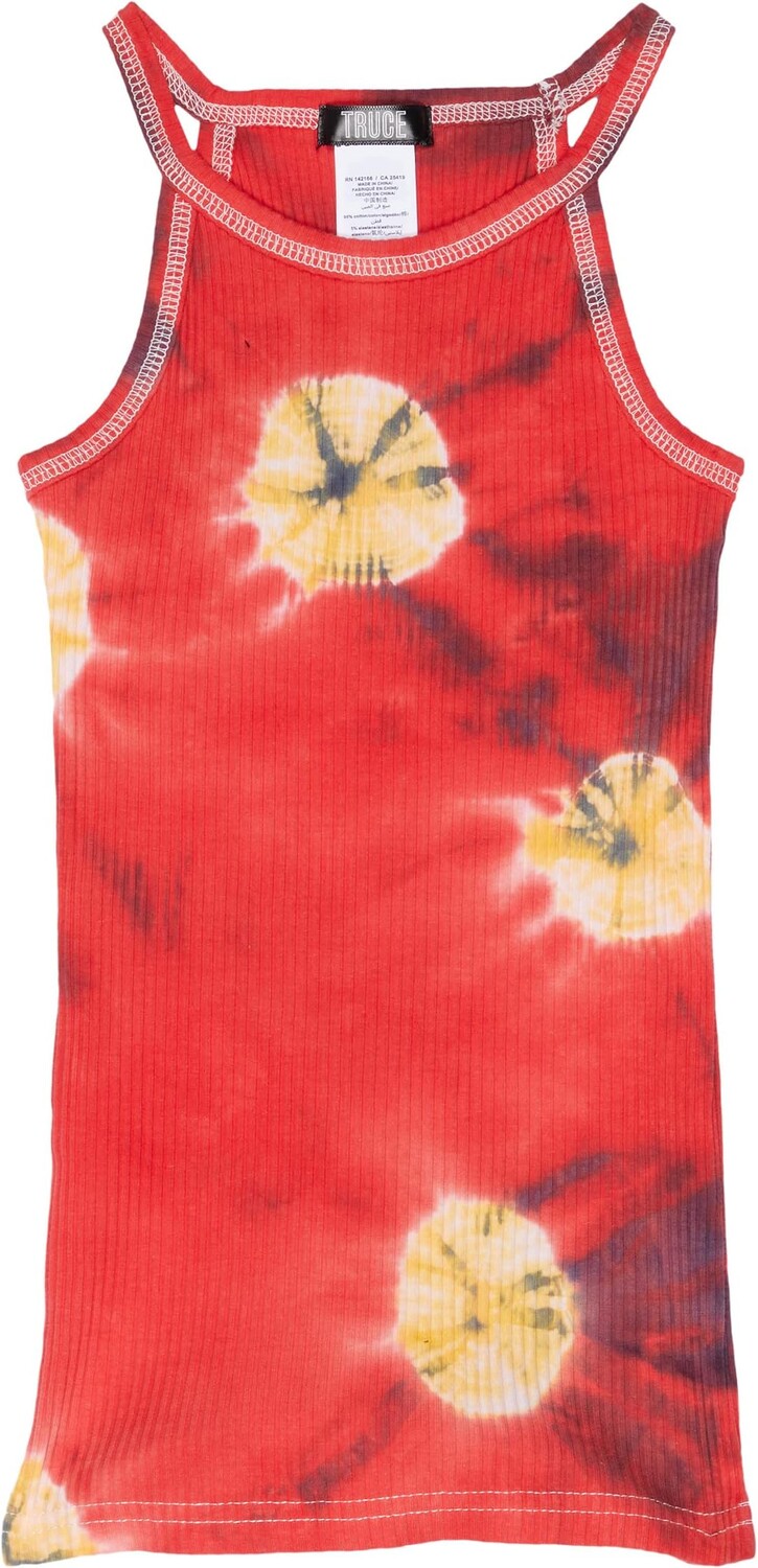 

Пуловер TRUCE Tie-Dye Halter Tank, красный