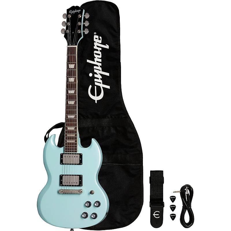 

Электрогитара Epiphone Power Players SG Electric Guitar in Ice Blue
