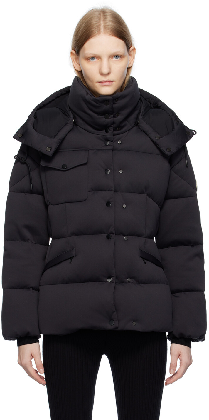 

Moncler Черный Каракорум Пуховик