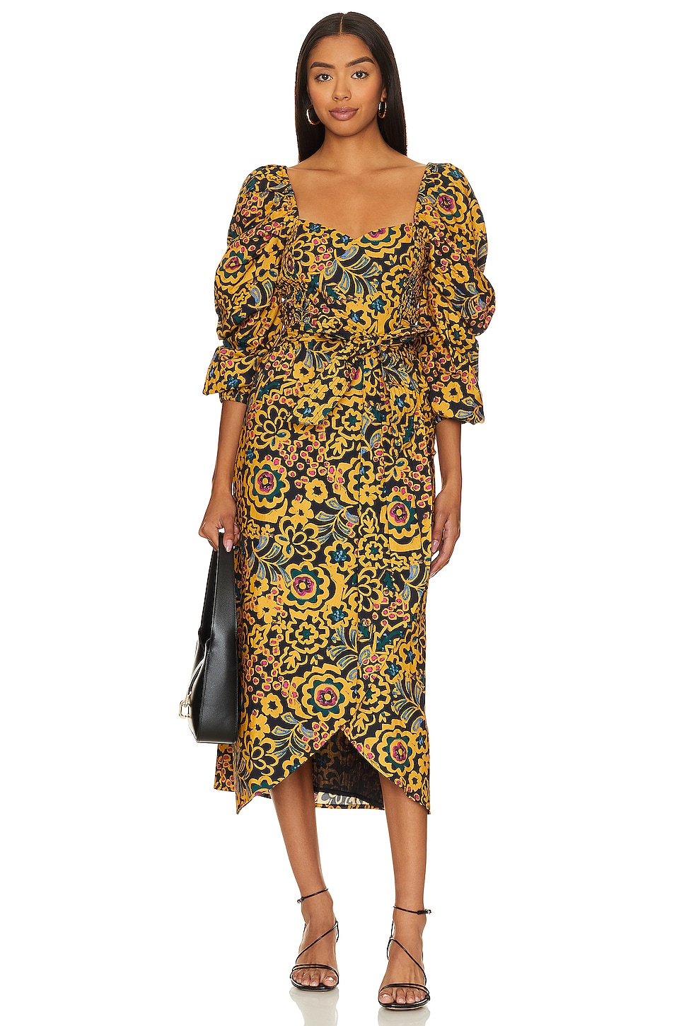 Платье миди Cleobella Solange, цвет Matisse