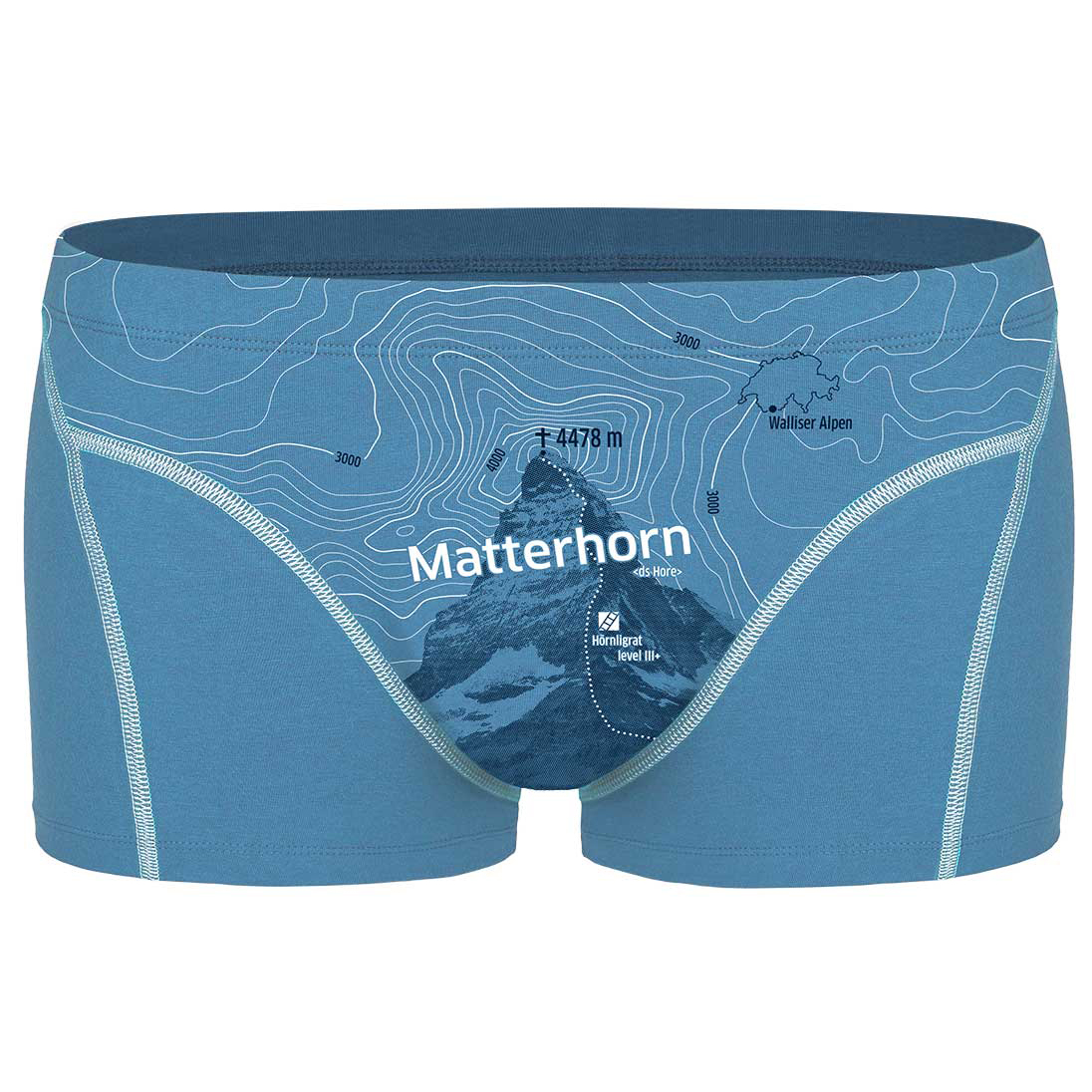 marlantes karl matterhorn Трусы Ein Schöner Fleck Erde Matterhorn, цвет Himmelblau