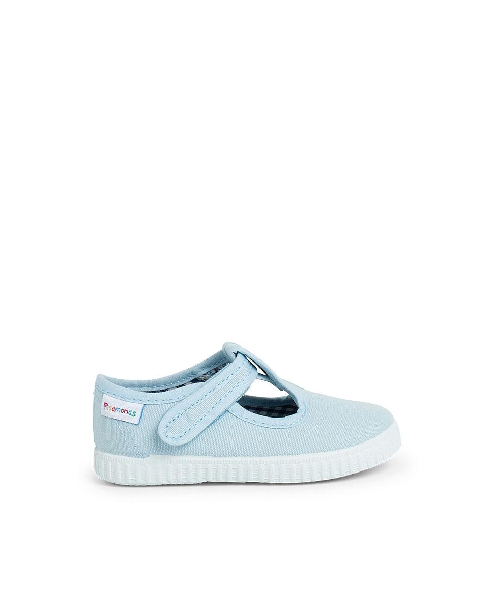 Кроссовки из парусины для мальчика с цепким ремешком Pisamonas, светло-синий новинка 2021 обувь для первых шагов для маленьких девочек детские мокасины с мягкой резиновой нескользящей подошвой обувь для малышей и пер