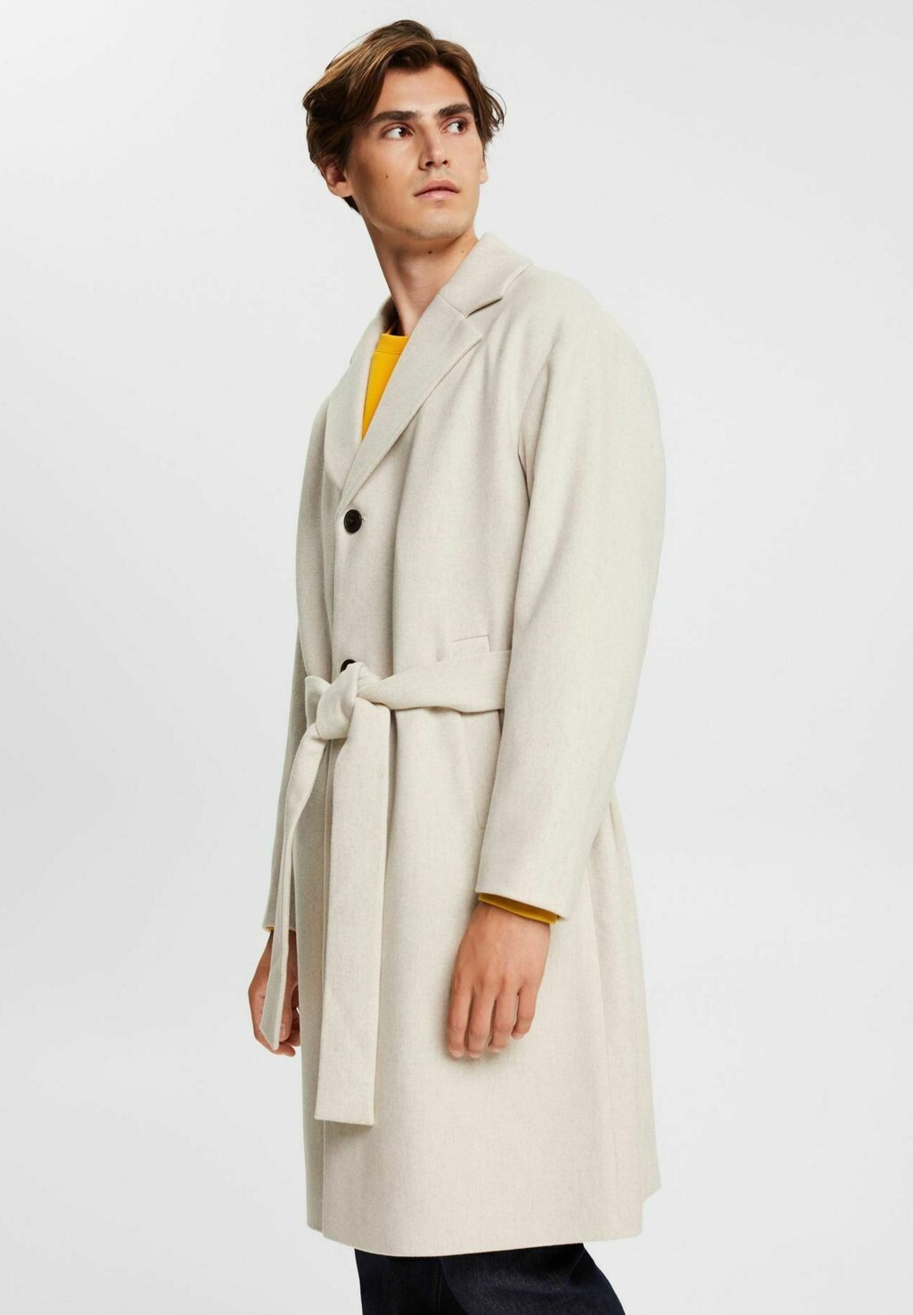 

Короткое пальто Esprit, бежевый