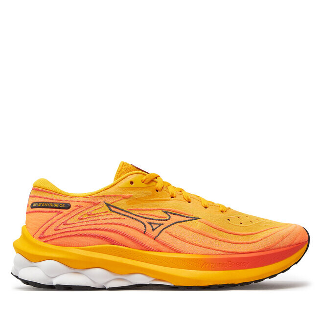 

Кроссовки Mizuno Wave Skyrise 5 J1GC2409 Citrus/Black/Cayenne 2, оранжевый