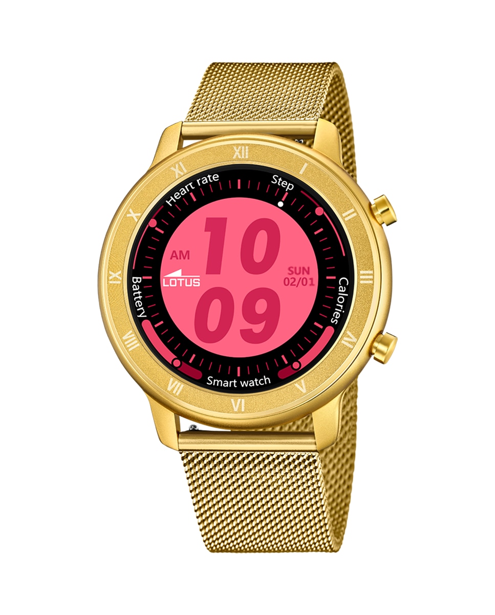Женские часы 50038/1 Smartwatch Collection из золотой стали LOTUS, золотой