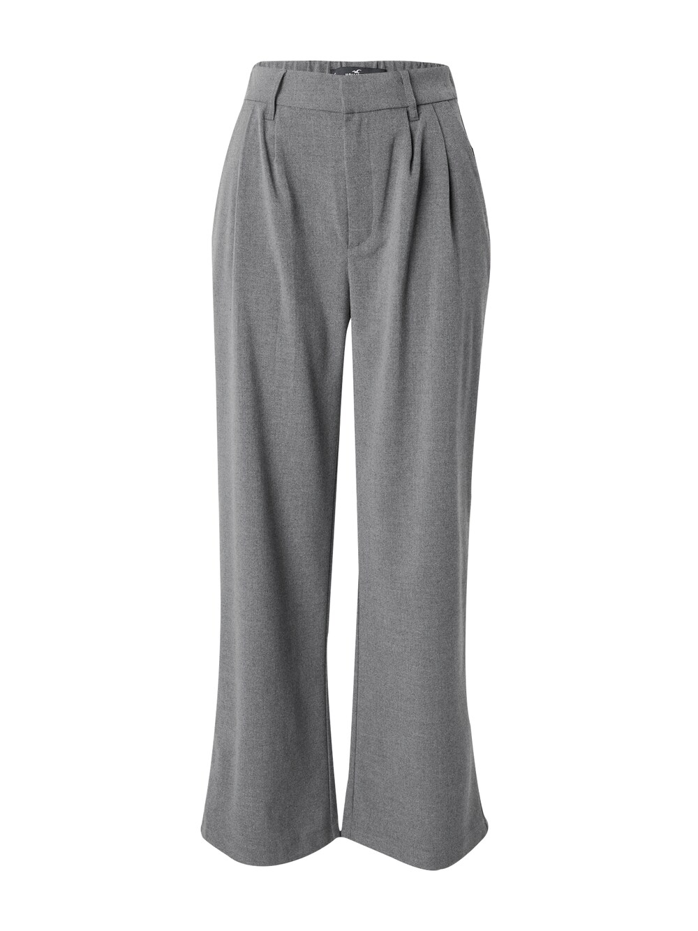 Широкие брюки со складками спереди , пестрый серый Hollister