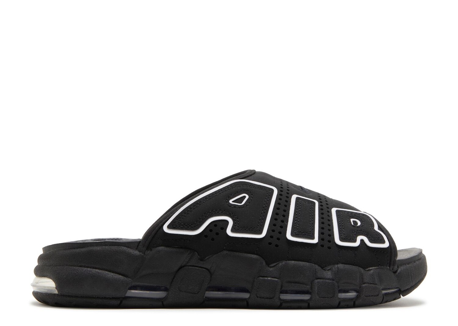 

Кроссовки Nike Air More Uptempo Slide ‘Black - Black Sole’, черный