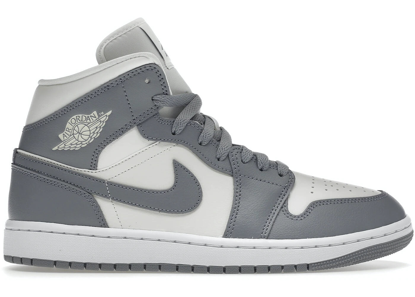 

Кроссовки Nike Air Jordan 1 Mid Stealth, серый / белый