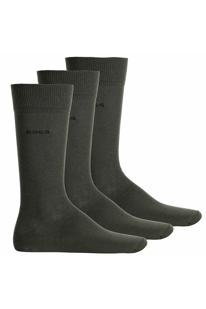Длинные носки – 3 пары Boss, зеленый