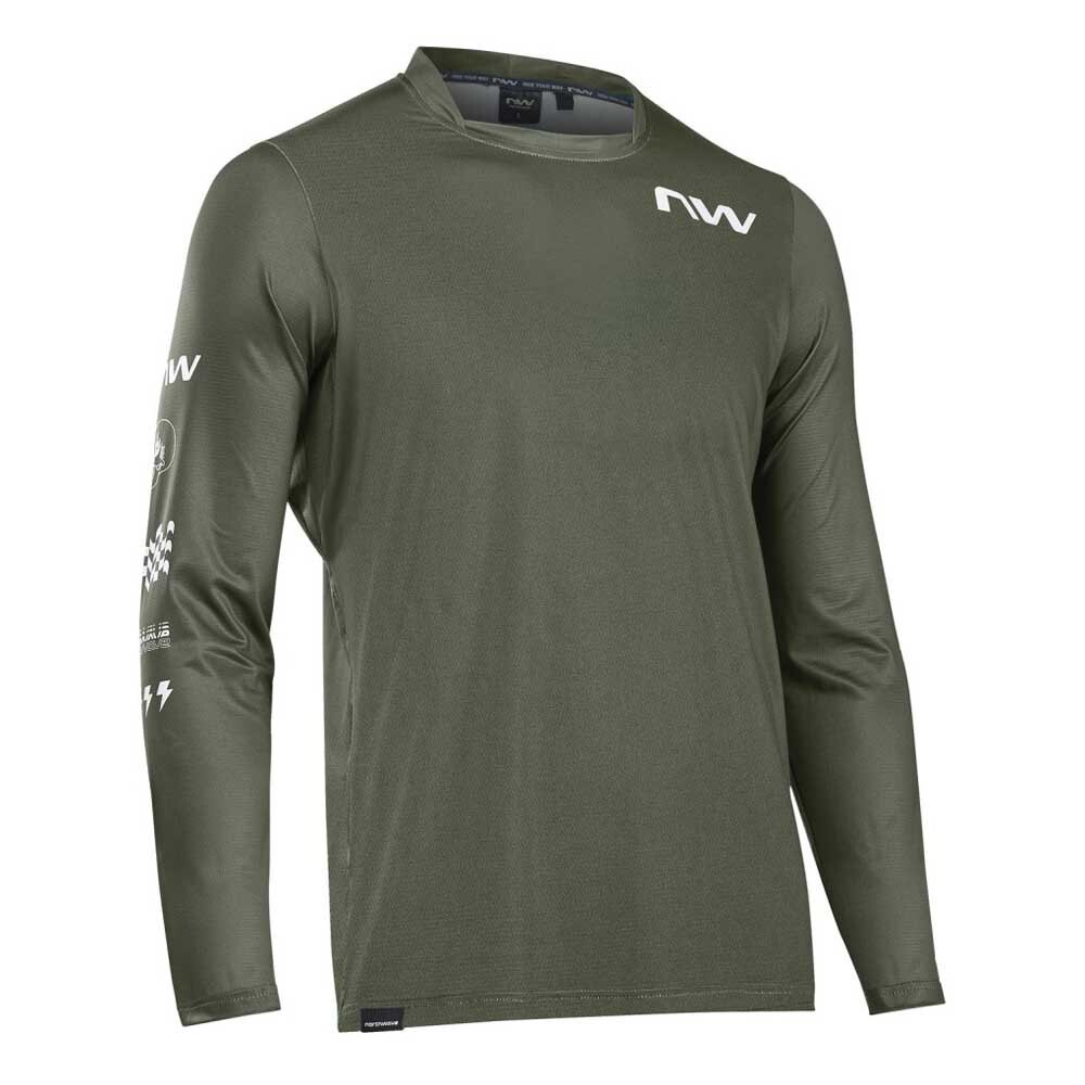 

Мотоджерси с длинным рукавом Northwave Bomb Jersey, зеленый