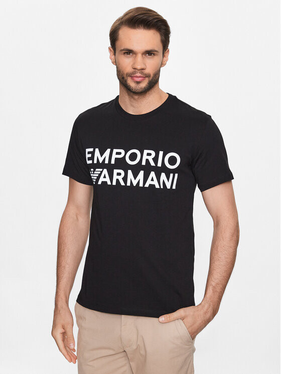 

Футболка стандартного кроя Emporio Armani Underwear, черный