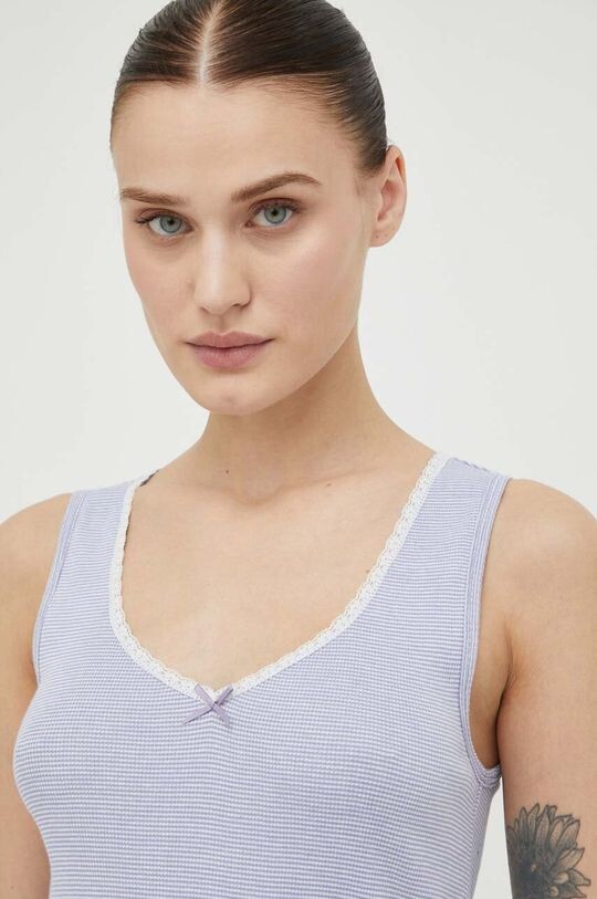 

Хлопковый топ Levi's, фиолетовый