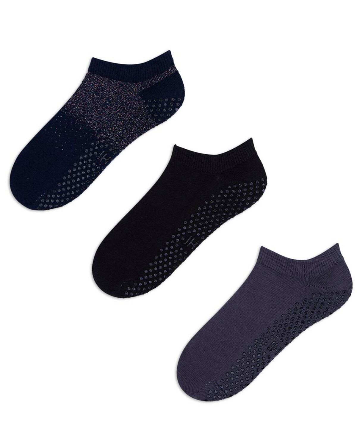 

Набор The Basics Midnight Grip Pack — 3 пары женских носков SHASHI