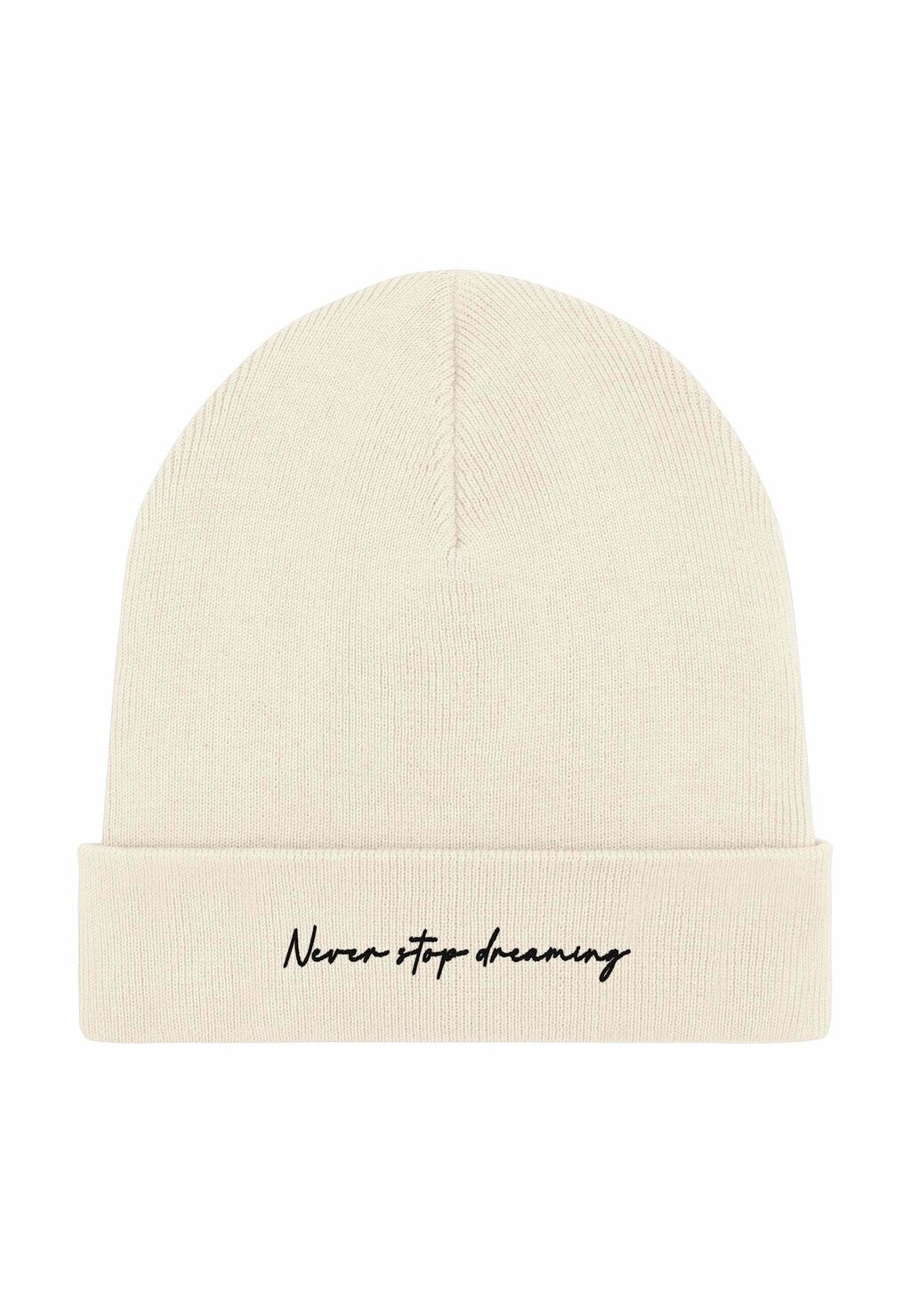 

Шапка NEVER STOP DREAMING EMBROIDERY UNISEX CLASSIC Mira Paris, цвет off-white