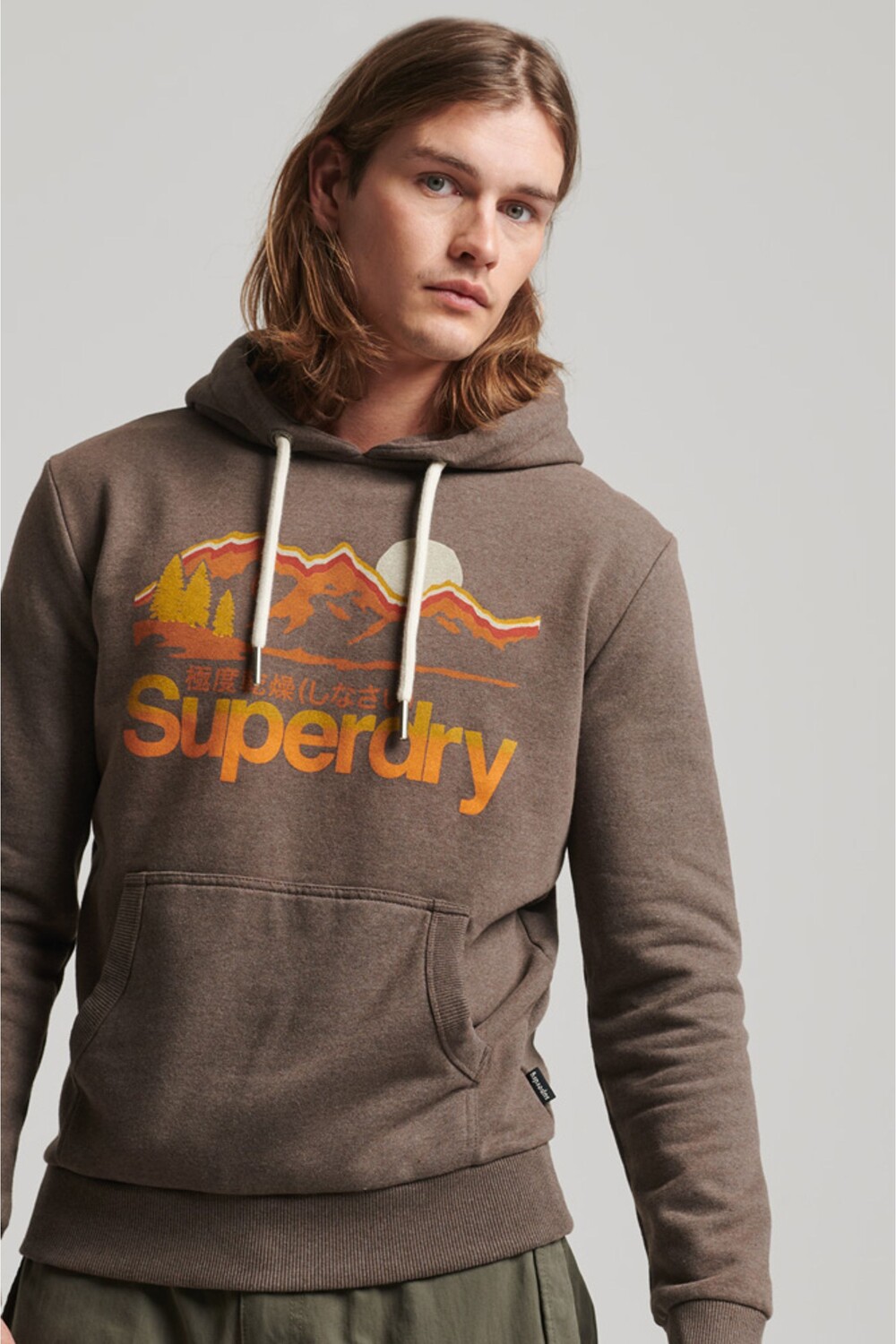 

Толстовка для отдыха на свежем воздухе Superdry, коричневый