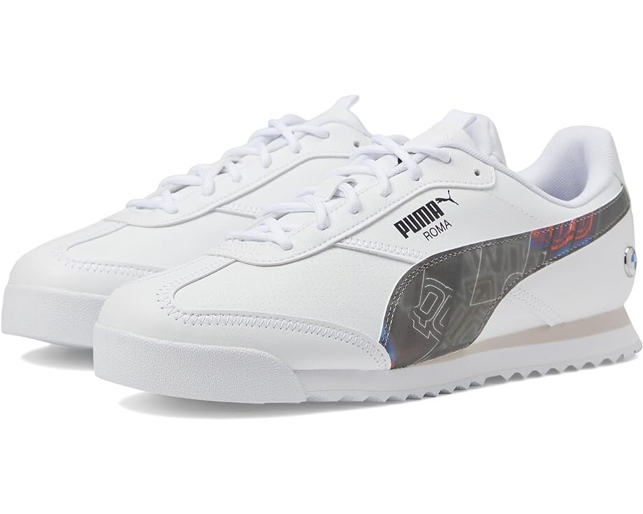 

Кроссовки PUMA BMW M Motorsport Roma Via, цвет Puma White/Puma Black