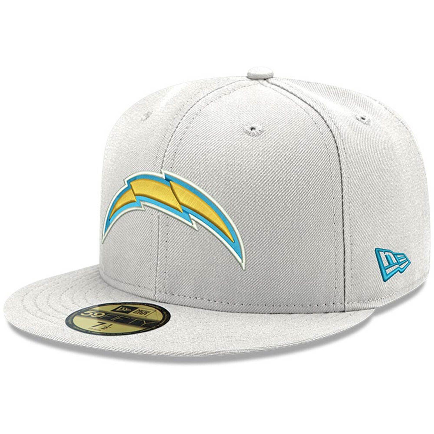 

Мужская приталенная кепка New Era White Los Angeles Chargers Omaha Primary Logo 59FIFTY