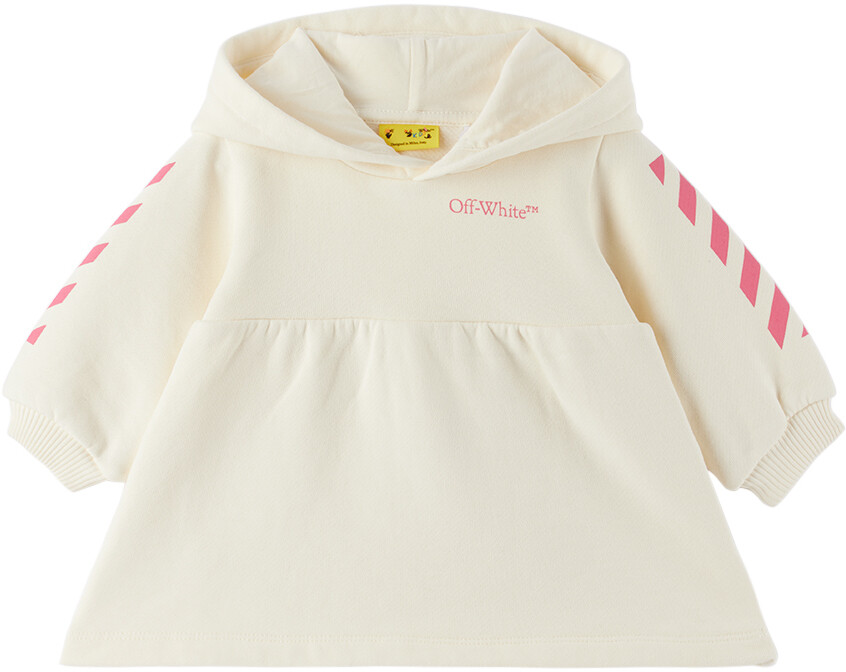 

Платье Baby Bookish Diag Off-white/Фуксия