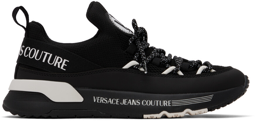 

Черные динамические кроссовки Versace Jeans Couture