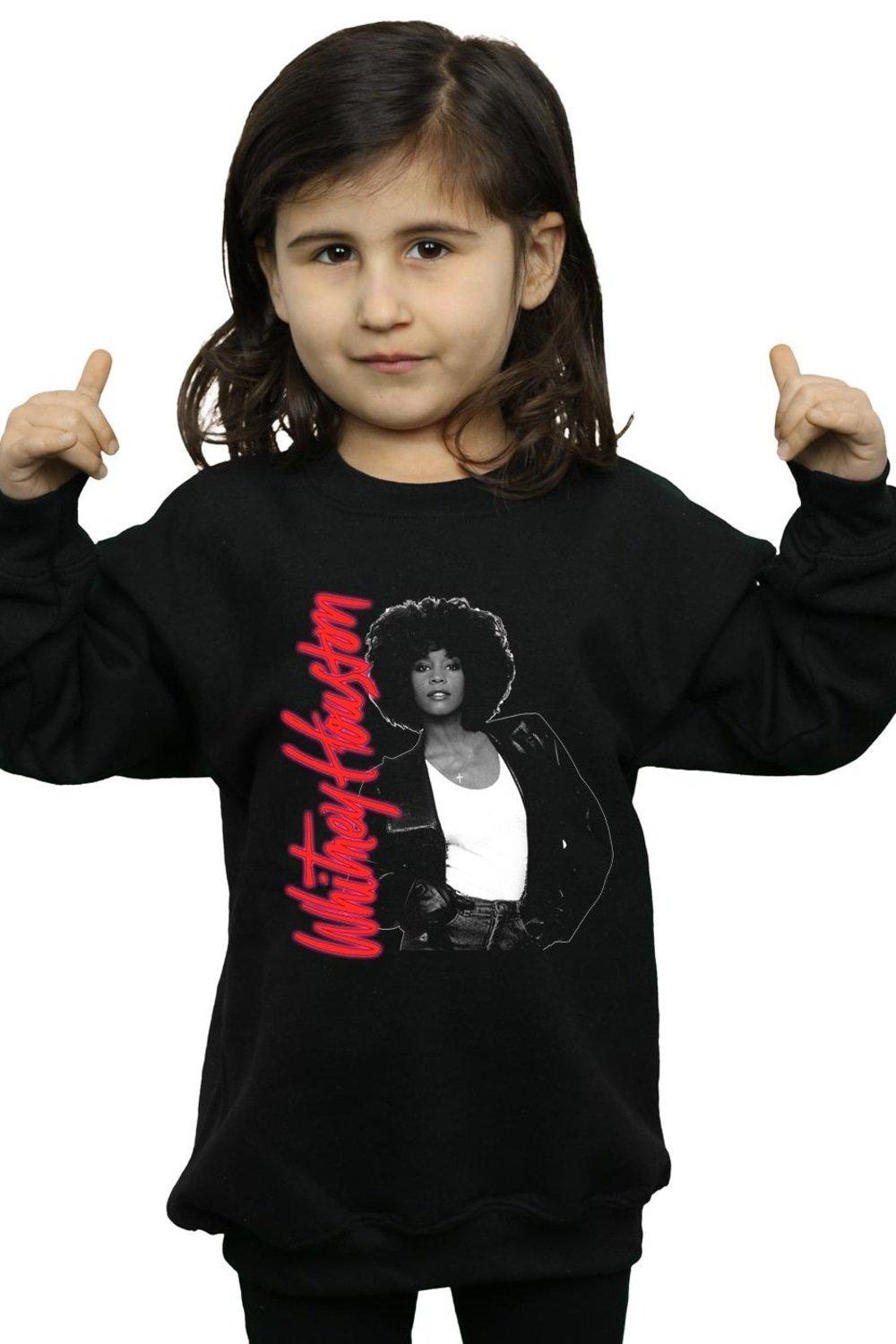 Толстовка Whitney Pose Whitney Houston, черный printio толстовка с полной запечаткой whitney houston певица