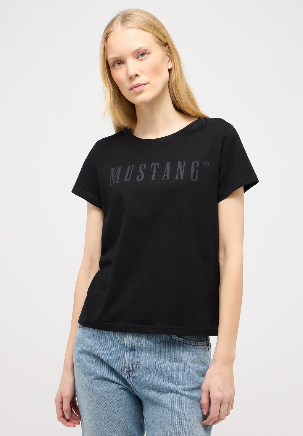 

Футболка с принтом Mustang, цвет black