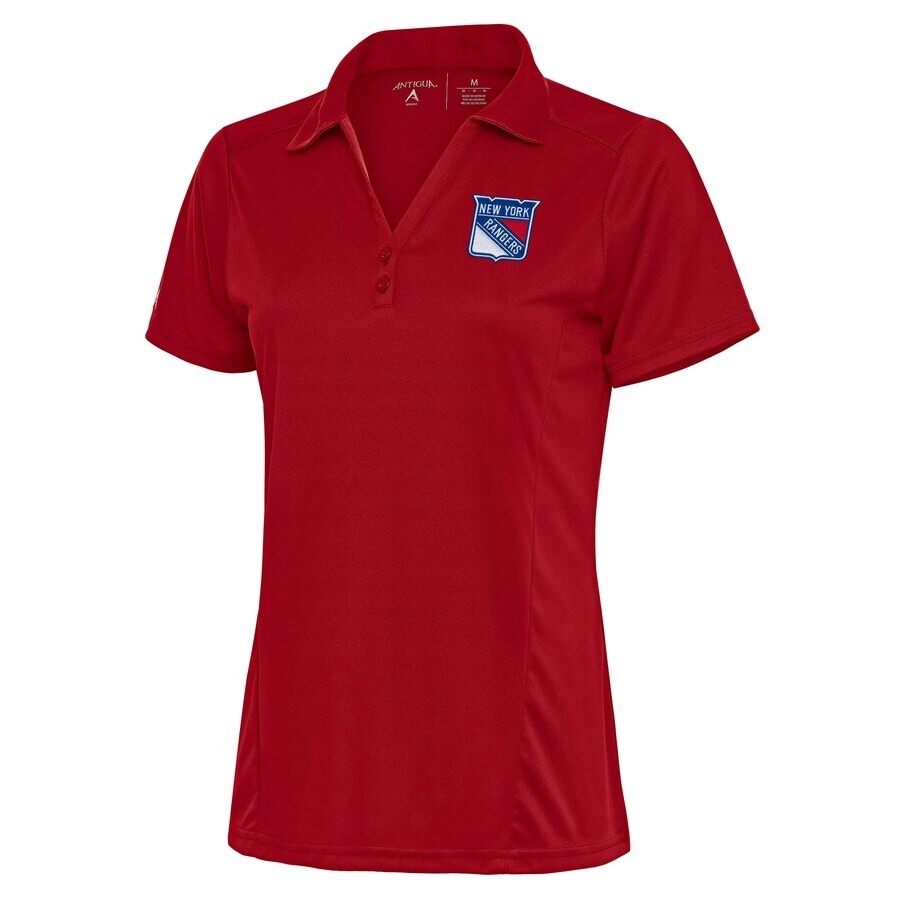 

Поло с коротким рукавом Antigua New York Rangers, красный