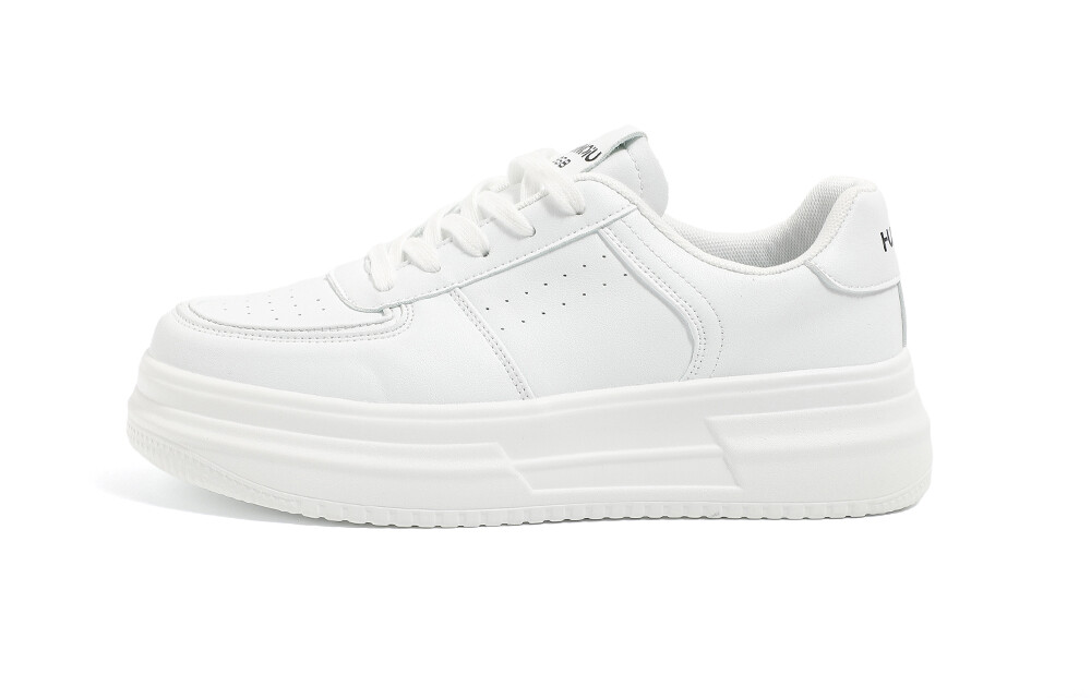 

Кроссовки HUANQIU Skateboarding Shoes Men Mid-top White, белый